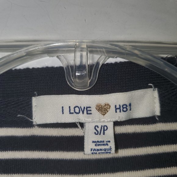 Blue & White Striped Cardi Sweater - Picture 2 of 6